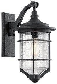 Φανάρι Απλίκα Φωτιστικό Τοίχου 1xE27 Μαύρο IP44 46cm Royal Marine KL-ROYAL-MARINE2-M Elstead Lighting-KL-ROYAL-MARINE2-M-Μα KL-ROYAL-MARINE2-M