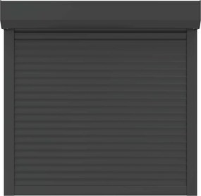 vidaXL Ρολό εισόδου Ανθρακί 100 x 100 cm Αλουμίνιο και Πολυουρεθάνη