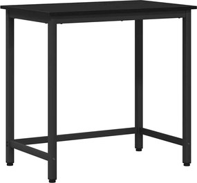 vidaXL τραπέζι Μαύρη Οξυά 100 x 50 x 76,5 εκ.