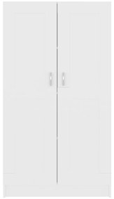 vidaXL Βιβλιοθήκη Λευκή 82,5 x 30,5 x 150 εκ. Επεξ. Ξύλο