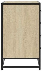 vidaXL Συρταριέρα Sonoma Δρυς 70x41x70 εκ. από Επεξεργασμένο Ξύλο