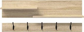vidaXL Τοίχου Κρεμάστρα Δρύς Sonoma 90 x 15 x 36 εκ.