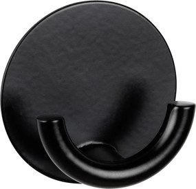 Κρεμαστράκι Αυτοκόλλητο (Φ5.3x2.5) Wenko Rondo Black 25657100
