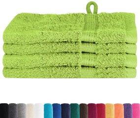 vidaXL Πετσέτες 4 pcs Λαχανί 15 x 21 cm Βαμβάκι
