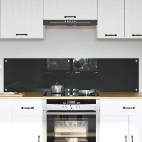 vidaXL Πίσω Πάνελ Κουζίνας 2 pcs Σκούρο Γκρι 80 x 40 cm