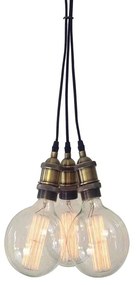 Φωτιστικό Οροφής 77-2166 KS2048P-13-3AB Magnum Bronze Homelighting Μέταλλο