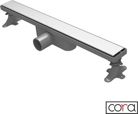 Cora Kira - Γραμμικό Σιφώνι Δαπέδου Inox - 40 εκ.
