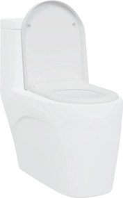 vidaXL Λεκάνη Λευκό 49 x 36 x 4 εκ Δυροπλάστ