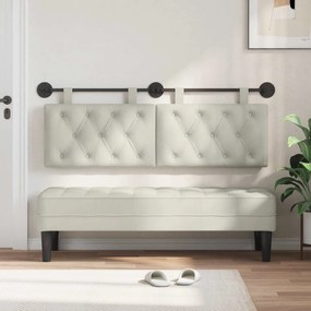 vidaXL Κρεμαστό Κεφαλάρι Κρεμ Βελούδο