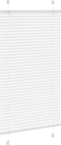 vidaXL Πλισέ περσίδα Λευκό 70x150 cm Πλάτος υφάσματος 69,4 cm