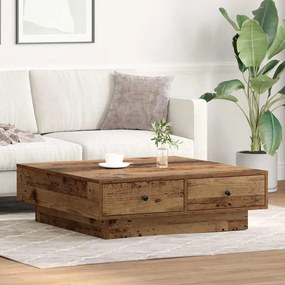 vidaXL Τραπεζάκι σαλονιού Παλαιό ξύλο 90 x 90 x 28 cm