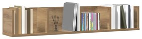 vidaXL Ραφιέρα Τοίχου CD Τεχνίτης Δρυς 100x18x18 εκ Επεξεργασμένο Ξύλο
