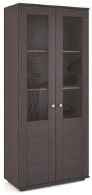 Βιτρίνα ArteLibre ΡΟΔΩΠΗ Μοριοσανίδα Wenge 80x40x180cm