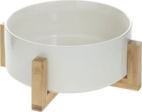 ΣΑΛΑΤΙΈΡΕΣ SALAD BOWL WHITE BAMBOO D23 160744
