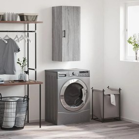 vidaXL Ντουλάπι Τοίχου Γκρι Sonoma 34,5 x 34 x 90 εκ.