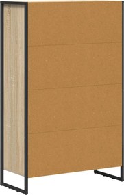 vidaXL Βιβλιοθήκη 99.5 x 30 x 108.5 εκ Επεξεργασμένο Ξύλο Σονόμα
