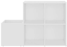 vidaXL Παπουτσοθήκη Χολ Λευκή 105 x 35,5 x 70 εκ. από Επεξ. Ξύλο