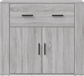 vidaXL Ντουλάπι Γκρι Sonoma 80x33x70 εκ. από Επεξεργασμένο Ξύλο
