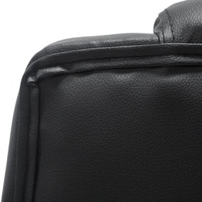 ΚΑΡΕΚΛΑ ΓΡΑΦΕΙΟΥ CANAN HM1201 ΜΑΥΡO PVC-ΜΑΥΡΟ NYLON-ΒΑΣΗ ΧΡΩΜΙΟΥ 69x48x98Υεκ. (1 Τεμμάχια)