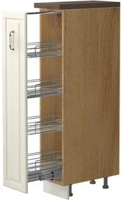 Επιδαπέδιο ντουλάπι ψηλό Toscana K14-30-1KZ-Καρυδί - 30.00Χ60.00Χ148.00cm