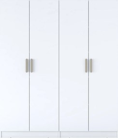 Ντουλάπα Λευκό BRAUGO 180x57.5x210