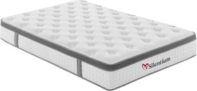 ΣΤΡΩΜΑ ΔΙΠΛΟ SILENTIUM HM749.04 POCKET SPRINGS--ΛΕΥΚΟ 140x200x30Υεκ.