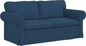 vidaXL Καναπές 140cm Μπλε Μέταλλο