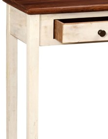 Τραπέζι Κονσόλα 120x30x76 εκ. Ξύλο Μάνγκο / Μασίφ Ξύλο Sheesham - Καφέ