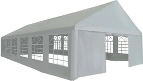 vidaXL Τέντα Εκδηλώσεων Γκρι 6 x 12 μ. από Πολυαιθυλένιο