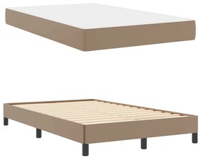 vidaXL Κρεβάτι Άλλο Καπουτσίνο 120 x 200 cm Τεχνητό δέρμα