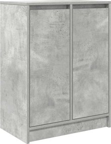 vidaXL Ντουλάπι Γκρι Σκυροδέματος 57x34x76 εκ. Επεξεργασμένο Ξύλο