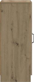 vidaXL Πλαϊνό γραφείο Artisan Δρυς 33 x 34,5 x 87 εκ.