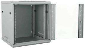 vidaXL Ντουλάπα δικτύου με αποθήκευση Γκρι 60 x 60 x 65 εκ Ατσάλι