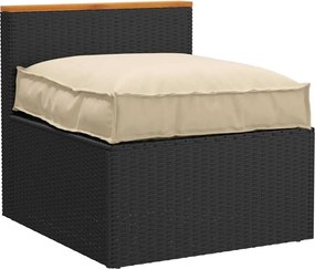 vidaXL Μαξιλάρι Μπεζ 70 x 70 x 12 cm Ύφασμα Όξφορντ