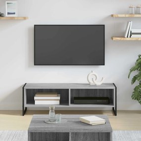 vidaXL Ντουλάπι TV Γκρίζο Σονομα 100 x 36.5 x 30.5 εκ