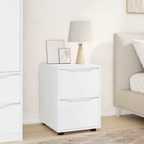 vidaXL Ντουλάπι αποθήκευσης Λευκό 40 x 48 x 57 εκ Επεξεργασμένο ξύλο
