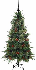 vidaXL Τεχνητό Χριστουγεννιάτικο Δέντρο με Άξονα Πράσινο 120 cm