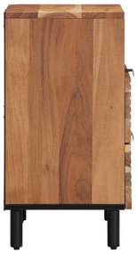 vidaXL Κομοδίνο 50x33x62 εκ. Μασίφ ξύλο ακακίας
