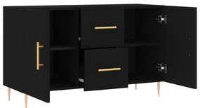 vidaXL Ντουλάπι Μαύρο 100x36x60 εκ. από Επεξεργασμένο Ξύλο