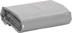 vidaXL Μουσαμάς Γκρι 3 x 4 μ. 650 γρ./μ²