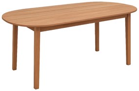 Τραπέζι Skyl pakoworld teak ξύλο σε φυσική απόχρωση 190x90x75εκ