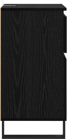 vidaXL Πλαϊνό γραφείο Μαύρη δρυς 35 x 40 x 70 εκ. Επεξεργασμένο ξύλο