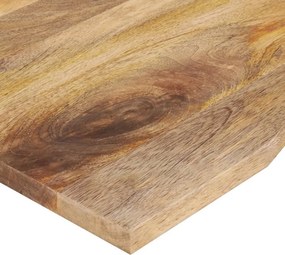 vidaXL Επιφάνεια Γραφείου Καμπύλη 110x50x2,5 εκ Μασίφ Ακατ. Μάνγκο