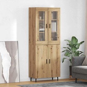 vidaXL Highboard 2 pcs Artisan Oak 69,5 x 34 x 180 εκ.