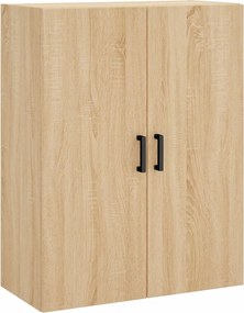 vidaXL Ντουλάπι Sonoma δρυς 69,5 x 34 x 180 εκ. από Επεξεργασμένο Ξύλο