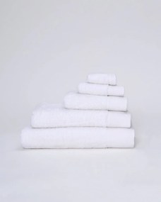 Βαμβακερή Λευκή Ξενοδοχειακή Πετσέτα με Φαρδιά Πικέ Φάσα Capital 700gsm Λαβέτα | 30x30cm Άσπρο
