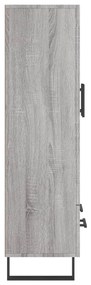 vidaXL Ντουλάπα Γκρι Sonoma 69,5 x 31 x 115 εκ. από Επεξεργασμένο Ξύλο