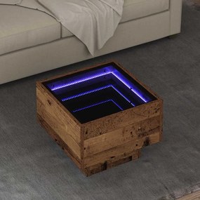 vidaXL Τραπεζάκι σαλονιού Παλαιό ξύλο 40 x 40 x 30 cm