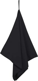 vidaXL Αθλητικές Πετσέτες 2 pcs Μαύρο 100 x 50 cm