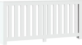 vidaXL Κάλυμμα Καλοριφέρ Λευκό 175x20x82 εκ. από Επεξεργασμένο Ξύλο
